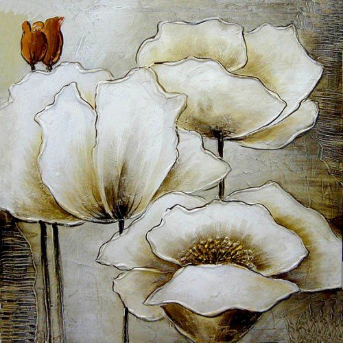 White Popies 3419