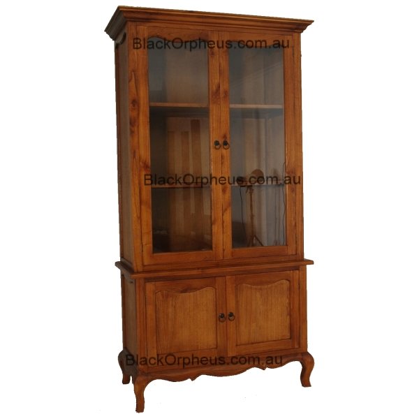 La Verde French Provincial Buffet Hutch Light Pecan