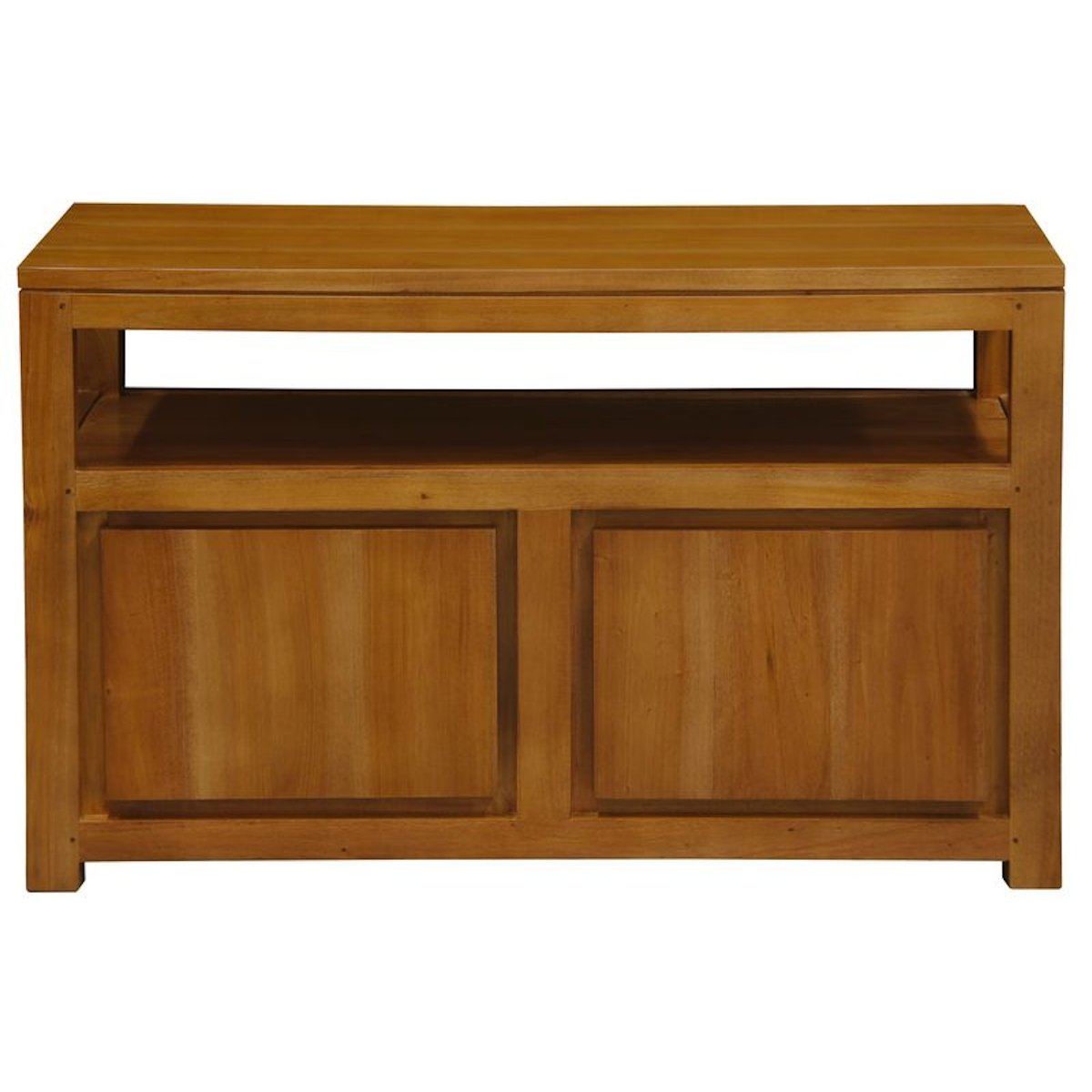 Small TV Stand with Shelf Pecan – view 8