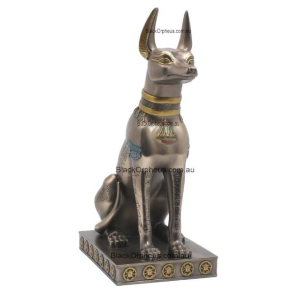 Statue Egyptian Anubis Sitting H31cm.