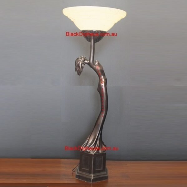 Art Deco Uplight Table Lamp H106cm