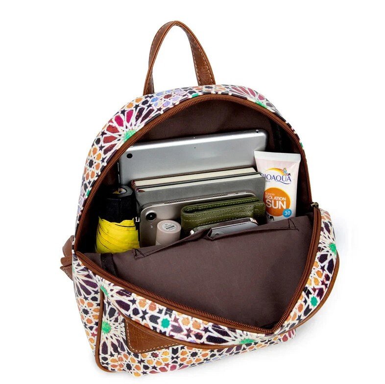 Aster Vegan Floral Backpack – view 5