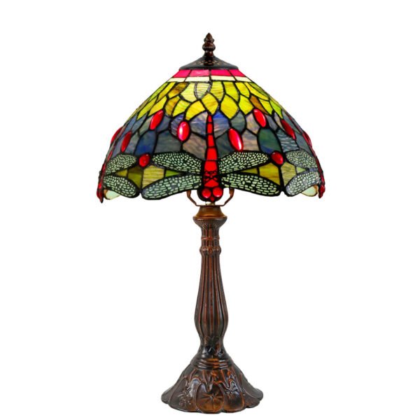 Blue Dragonia Table Lamp Set Glass 51cm