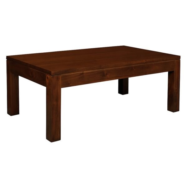 Coffee Table Timber Minimalist Mahogany