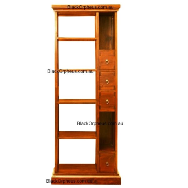 Cuba Bookcase Small. W.70xD.32xH.180cm.