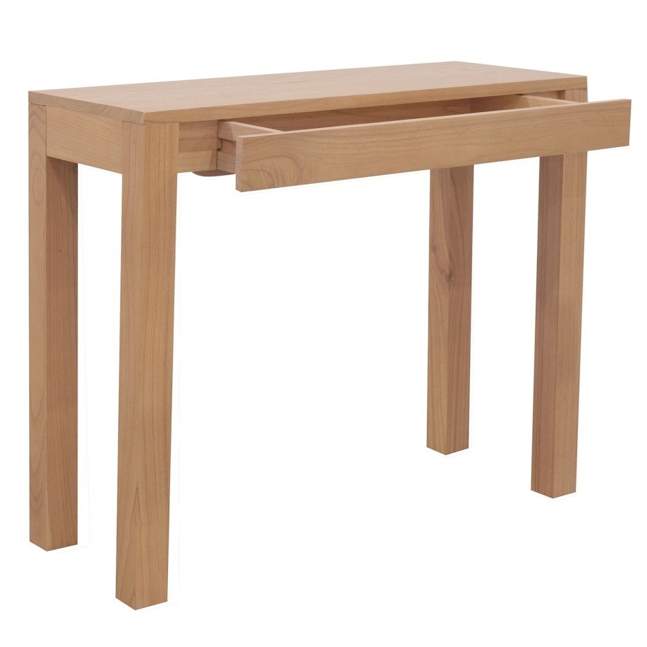 Hall Table 1 Drawer Caramel – view 3