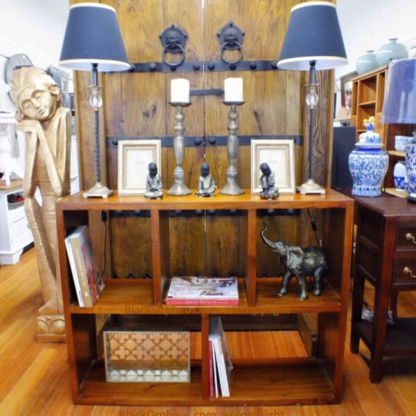 Cube Timber Bookcase Small H 91cm