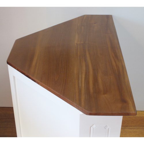 TV Cabinet Corner 2 Tone White – view 3