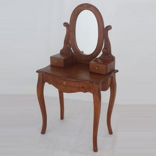 Dressing Table with Mirror.W70xD45xH137cm – view 3
