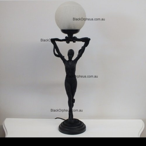 Art Deco Lamp Black Dianna