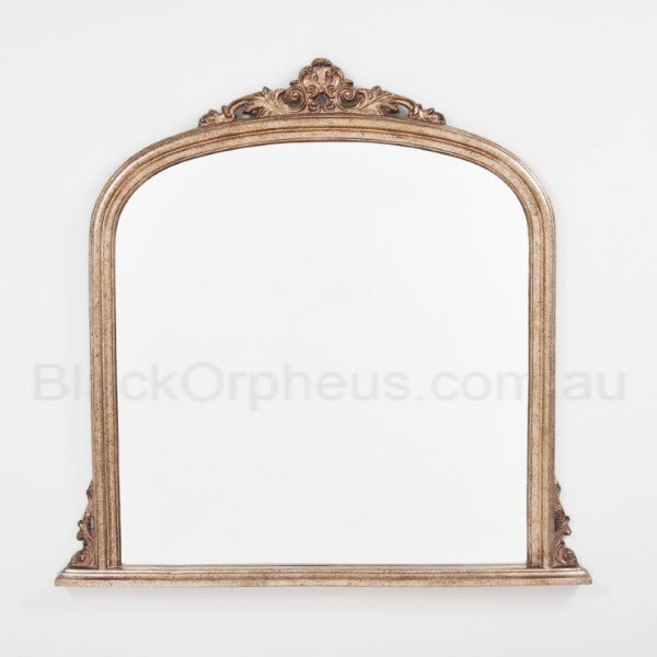 Domed Rustic Gold Mirror