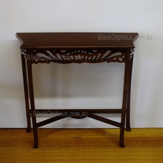 Hall Table Narrow Carved Table.