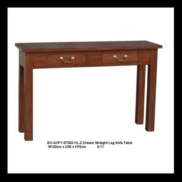 Hall Table Timber W120xD35cm