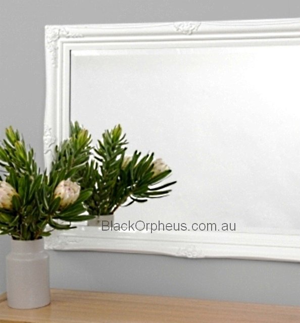 Wall Mirrors – Juliette White Wall Mirror 76×107