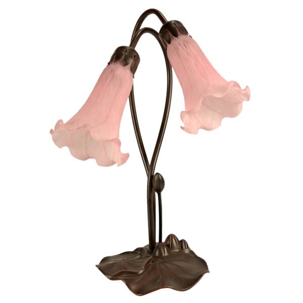 Table Lamp Lily Lamp Double. Pink