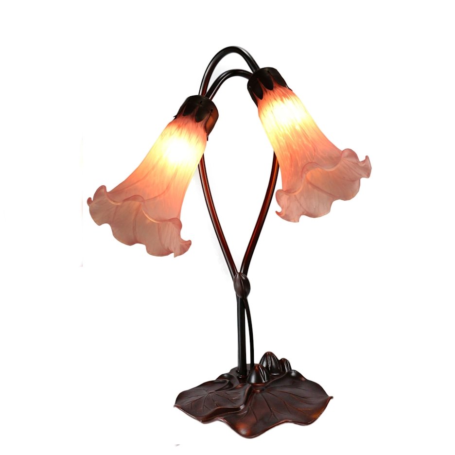 Table Lamp Lily Lamp Double Pink – view 3