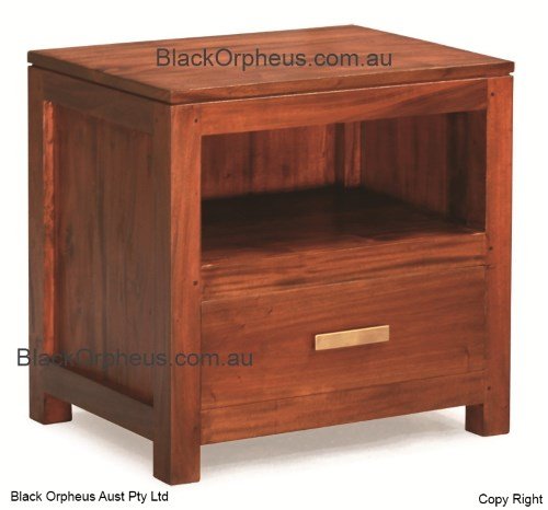 Bedside Table 1 Drawer 1 Shelf – view 2