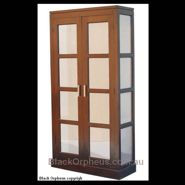 La Verde Paris Mirror Back Display Cabinet – view 2