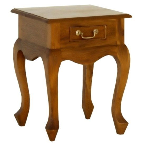 Lamp Table Cabriole Leg Timber