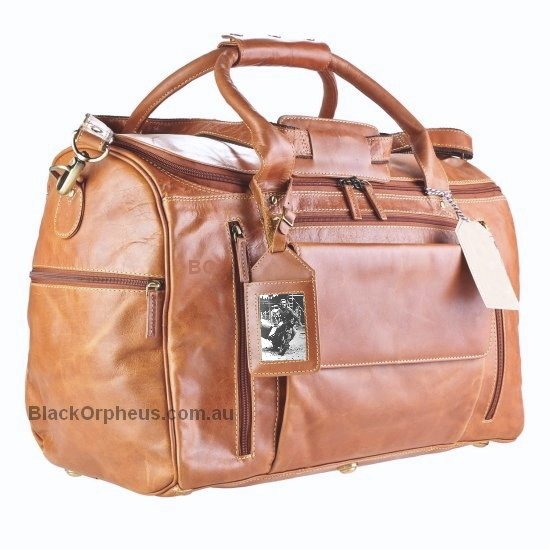 Leather Overnight Bag Lone Ranger Camel – view 3