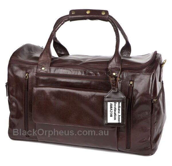 Leather Overnight Bag Lone Ranger Brown