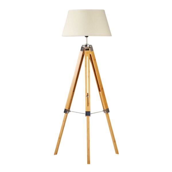 TRIPOD FLOOR LAMP NATURAL BAMBOO