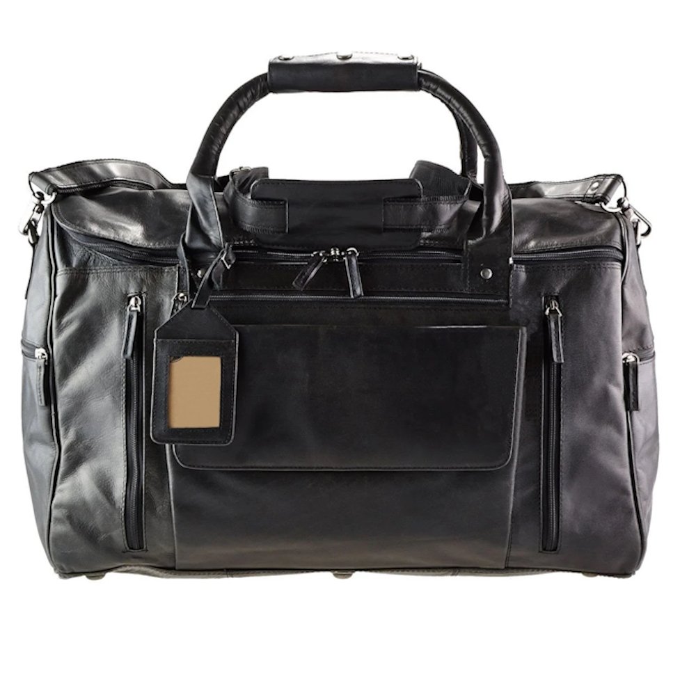 Bags – Leather Overnight Bag Lone Ranger Black