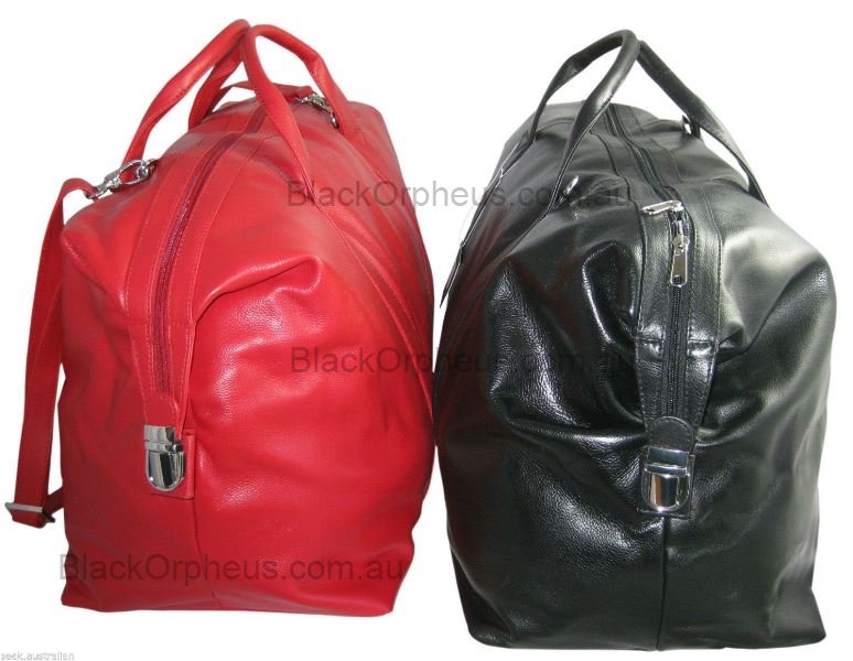 Overnight Bag Weekender Oran Leather Red – view 4