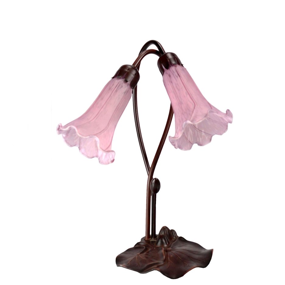 Table Lamp Lily Lamp Double Purple