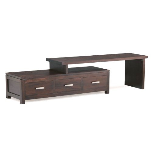 Paris 3 Drawer Extendable Entertainment Unit