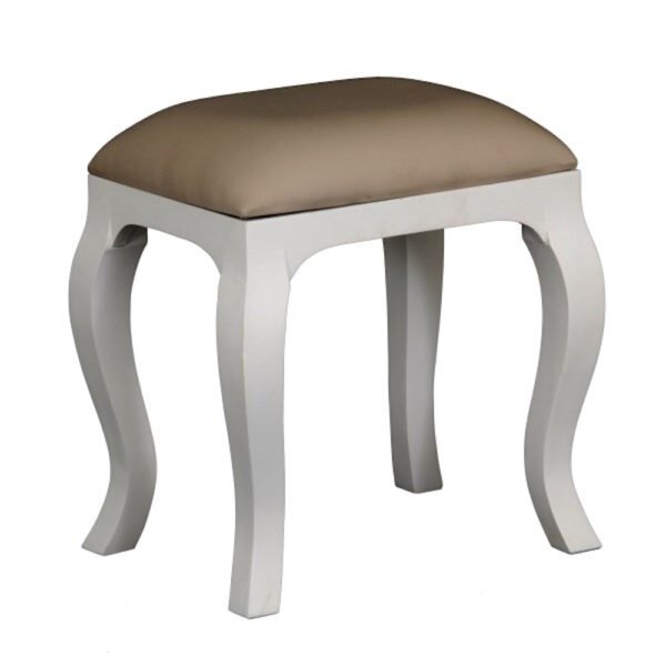 Queen Ann Stool White H45cm.