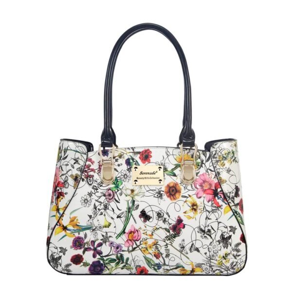 SERENADE BOTANIC LARGE PATENT LEATHER BAG