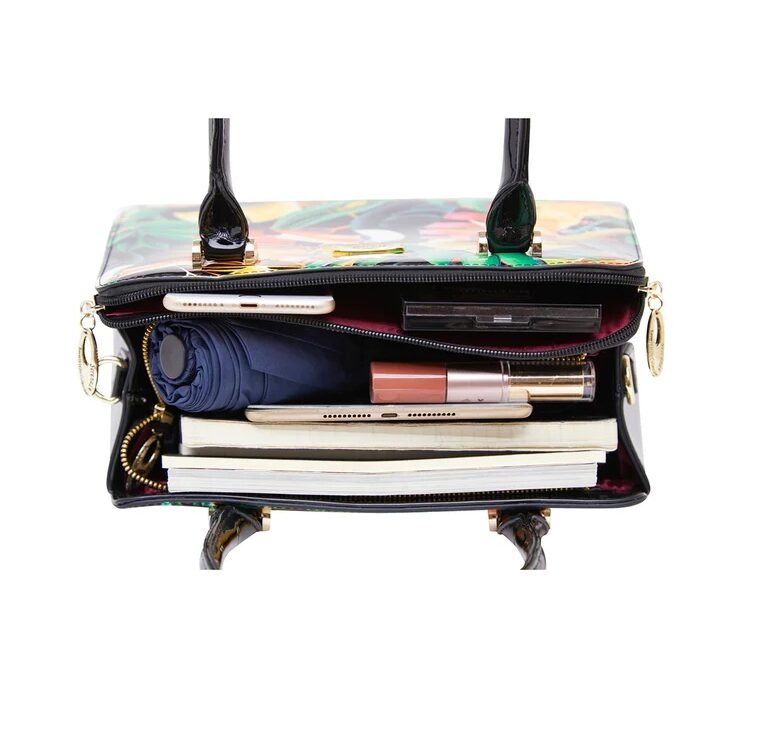 Serenade Toucan Leather Handbag – view 4