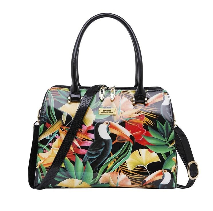 Serenade Toucan Leather Handbag – view 3