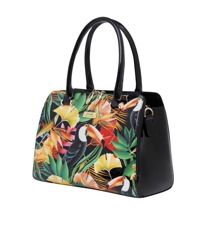Serenade Toucan Leather Handbag – view 2