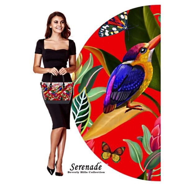 Serenade Leather Wildflower Handbag