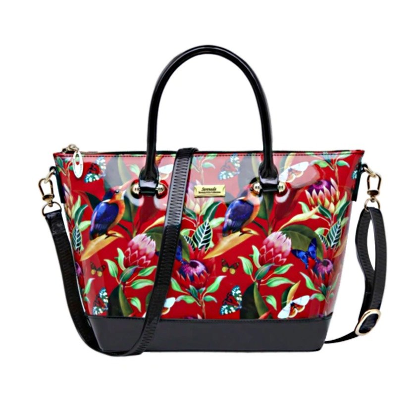 Serenade Leather Wildflower Handbag – view 7