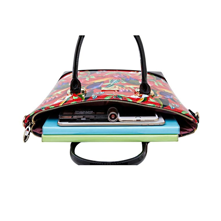 Serenade Leather Wildflower Handbag – view 2