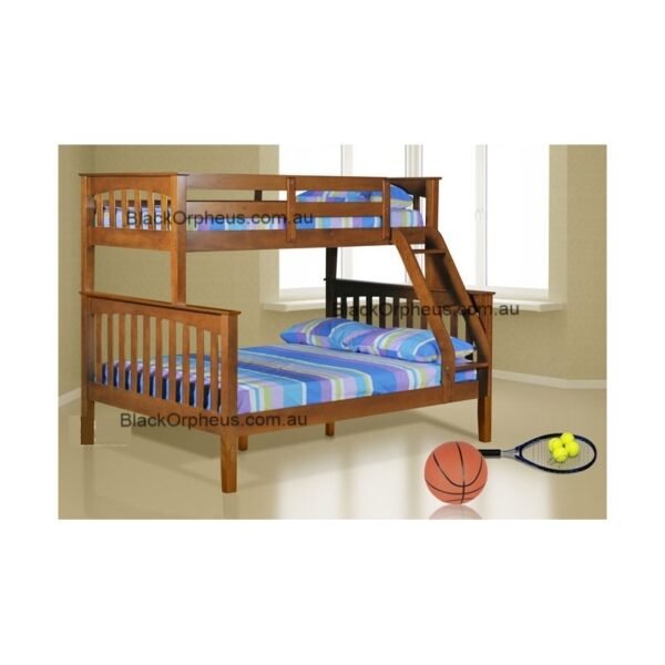 Sarah Bunk Bed Single Double Walnut