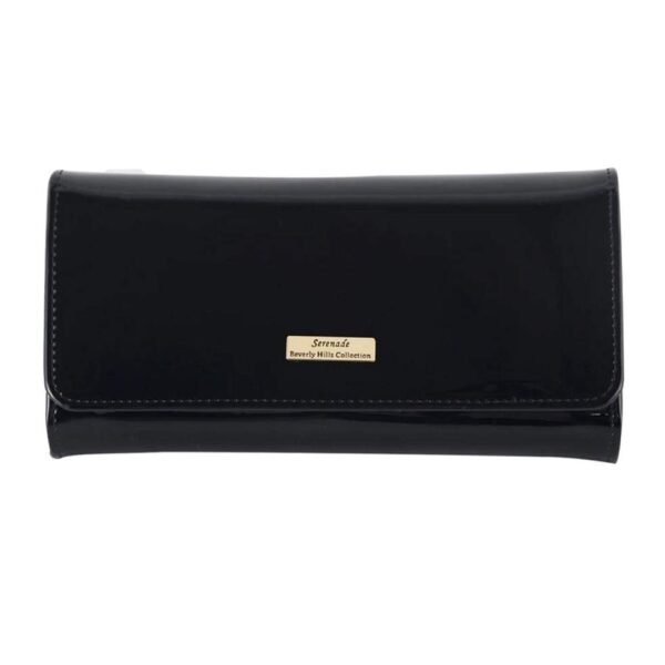 SERENADE ALLURA BLACK LEATHER WALLET LARGE