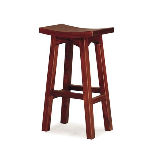 Showa Solid Mahogany Timber 67cm Bar Stool Mahogany